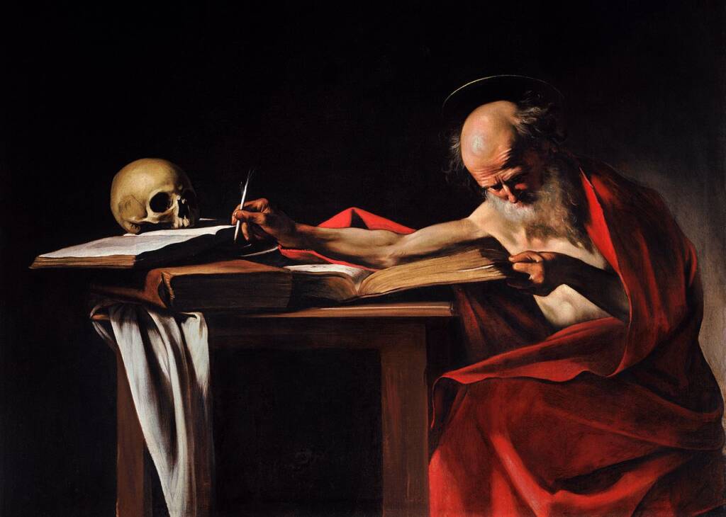 Saint Jerome Writing,by Caravaggio