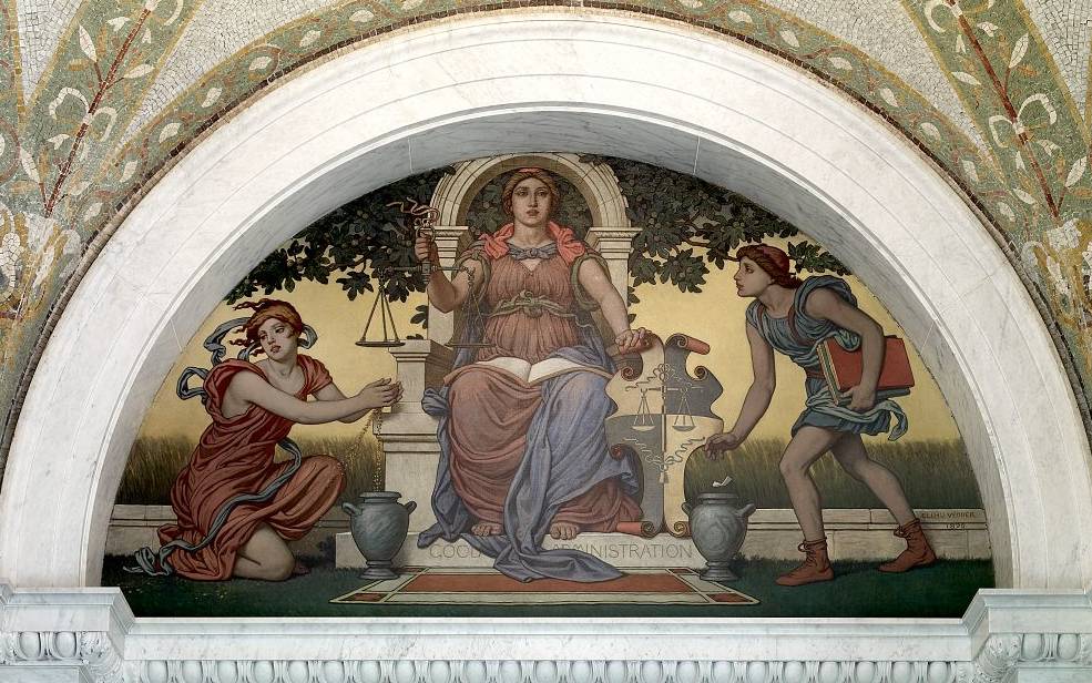 Good Legislation mural by Elihu Vedder
